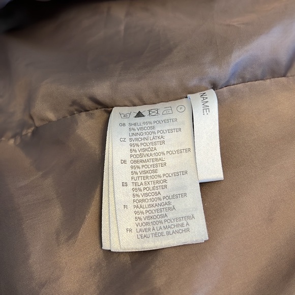 H&M little Girls Dress/casual Coat Plaid color - Picture 7 of 8